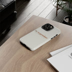 Be Legendary Tough Phone Case — Minimal Motivational Protective Cover