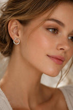 Bella 1 handmade sterling Silver Earrings - Bella Cork Studio