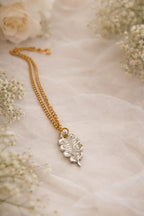 Bella 5 handmade sterling Silver pendant -Gold Plated necklace  — Bella Cork Studio