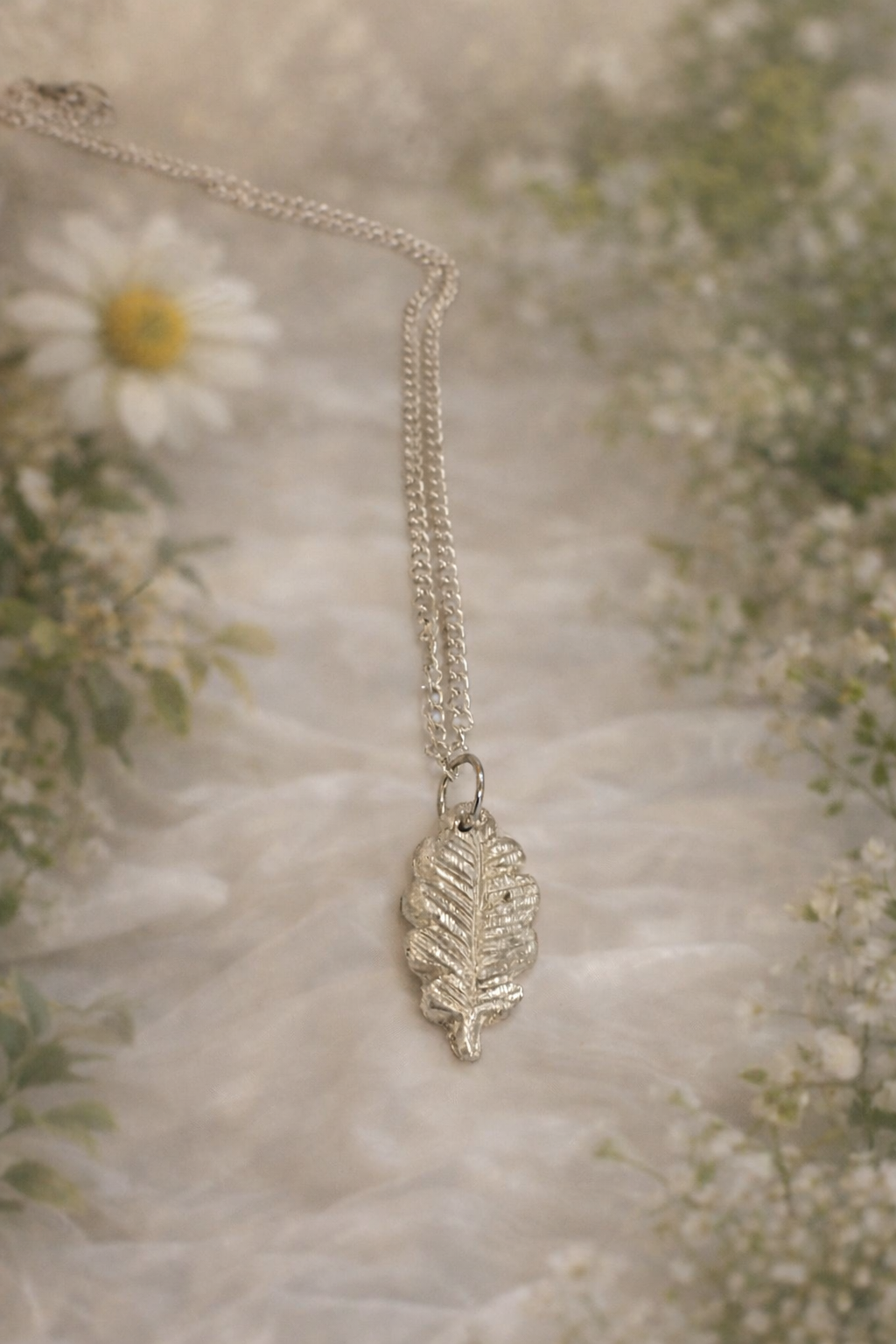 Bella 7 handmade sterling Silver pendant -Sterling Silver necklace — Bella Cork Studio