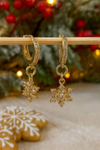 Golden Frost Earrings