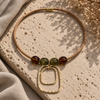 Fado Amber Frame Necklace
