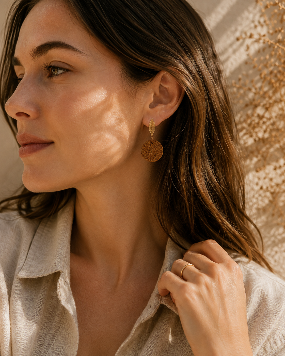 Laranja do Algarve Gold Earrings
