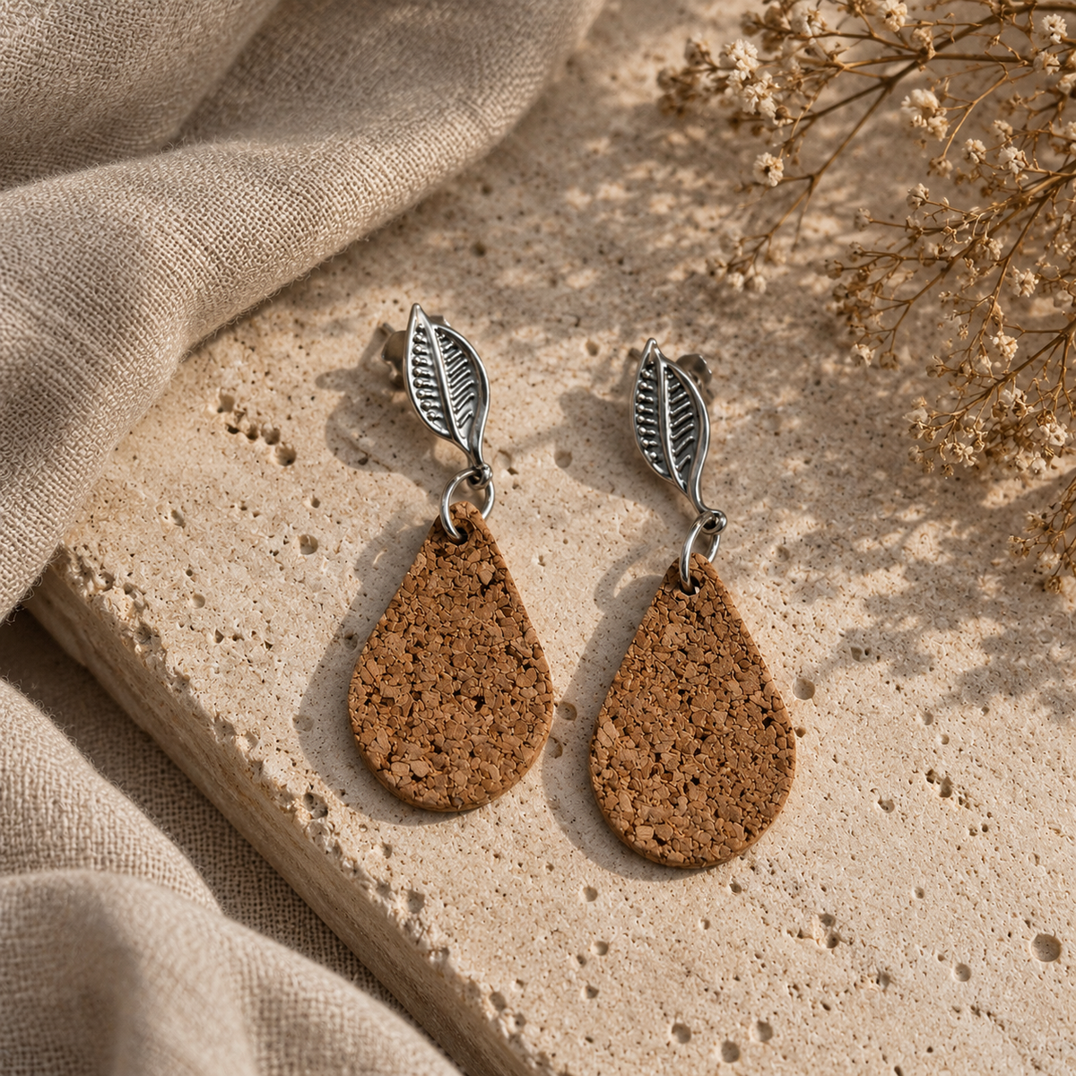 Pera Silver Earrings