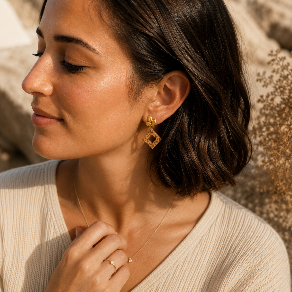 Príncipe Real Gold Earrings