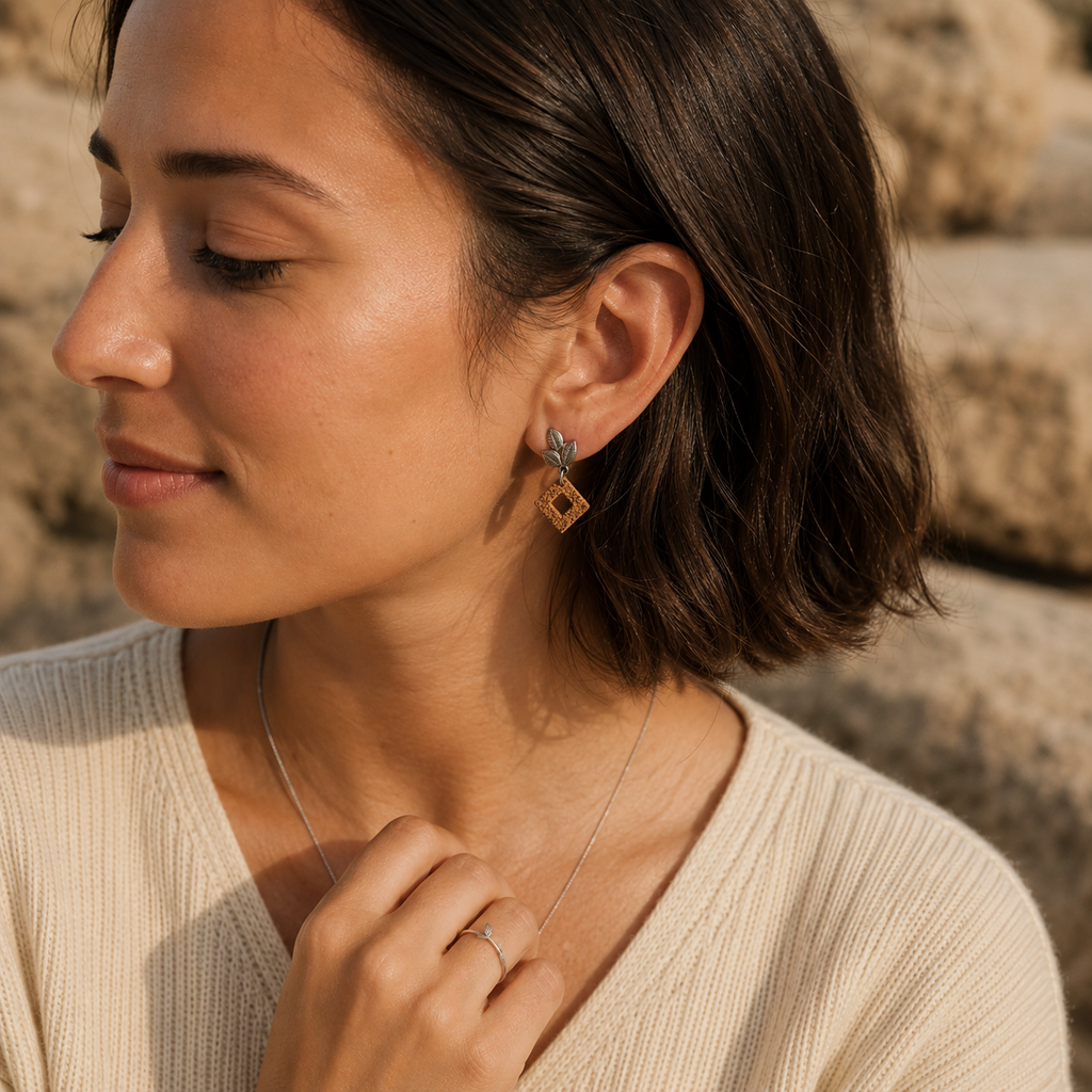 Príncipe Real Earrings - Silver